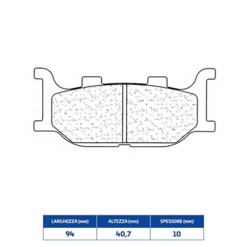 SET PASTIGLIE FRENO CL BRAKES 2546C60