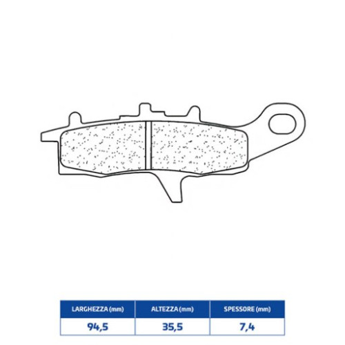 SET PASTIGLIE FRENO CL BRAKES 1142ATV1