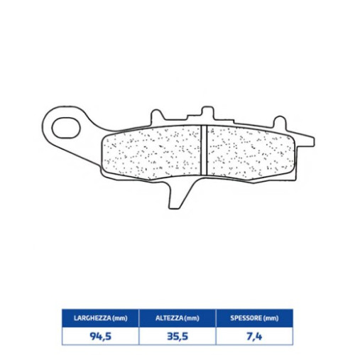 SET PASTIGLIE FRENO CL BRAKES 1141ATV1