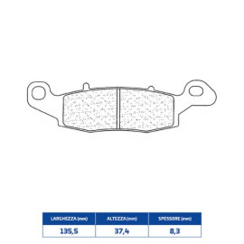SET PASTIGLIE FRENO CL BRAKES 2383XBK5
