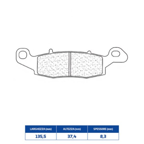 SET PASTIGLIE FRENO CL BRAKES 2383S4