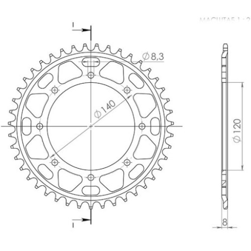 CORONA IN ACCIAIO P520 - Z43 (DIS.16501)