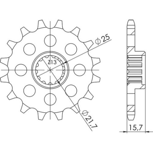 PIGNONE P525 - Z15 (DIS.24508)