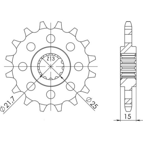 PIGNONE P525 - Z15 (DIS.24506)