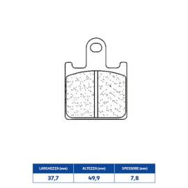 SET PASTIGLIE FRENO CL BRAKES 1177XBK5