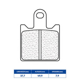 SET PASTIGLIE FRENO CL BRAKES 1253XBK5