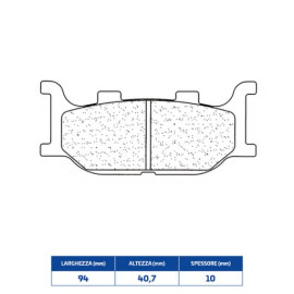 SET PASTIGLIE FRENO CL BRAKES 2546XBK5