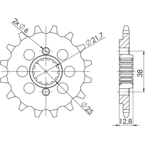 PIGNONE P520 - Z15 (DIS.24505)