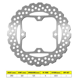 DISCO FRENO SBS 5037