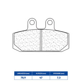 CL Brakes PASTIGLIA FRENO ANTERIORE