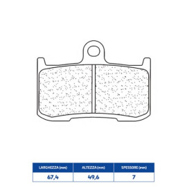 SET PASTIGLIE FRENO CL BRAKES 1083XBK5