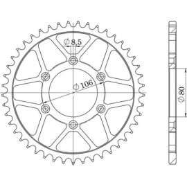 CORONA IN ACCIAIO P520 - Z45 (DIS.35204)