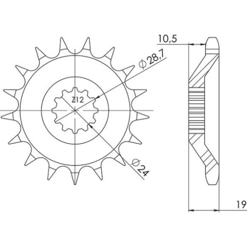 PIGNONE P530 - Z17 (DIS.24805)