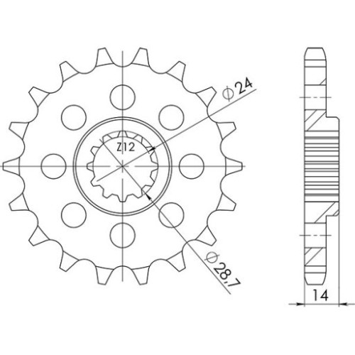 PIGNONE P530 - Z17 (DIS.24900)