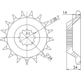 PIGNONE P530 - Z17 (DIS.24806)