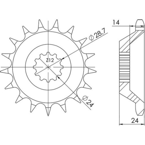 PIGNONE P530 - Z17 (DIS.24806)