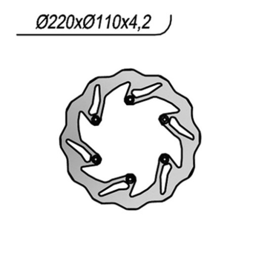 DISCO FRENO NG 129X