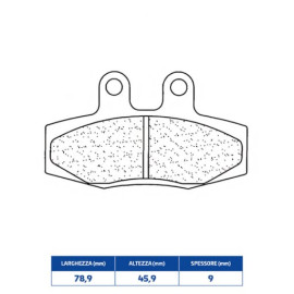 SET PASTIGLIE FRENO CL BRAKES 2399MX10
