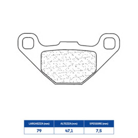 SET PASTIGLIE FRENO CL BRAKES 3024SC