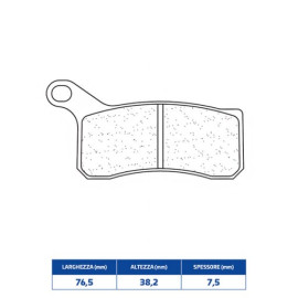 SET PASTIGLIE FRENO CL BRAKES 1204ATV1
