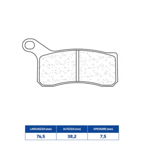 SET PASTIGLIE FRENO CL BRAKES 1204ATV1