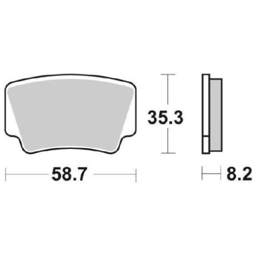 SET PASTIGLIE FRENO SBS 867RSI