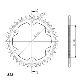 CORONA IN ACCIAIO (525) 38D