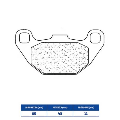 SET PASTIGLIE FRENO CL BRAKES 3068MSC