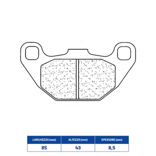 SET PASTIGLIE FRENO CL BRAKES 1123ATV1