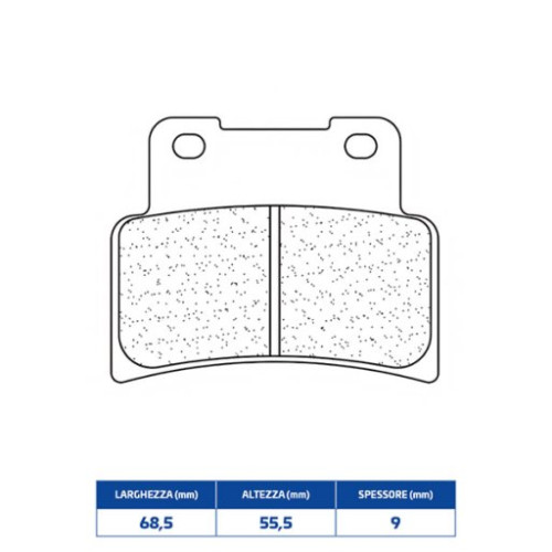 SET PASTIGLIE FRENO CL BRAKES 1187XBK5