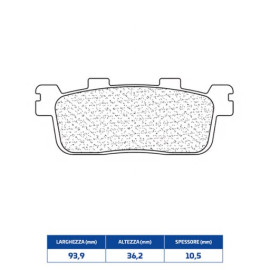 SET PASTIGLIE FRENO CL BRAKES 3089MSC