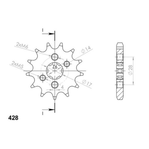 PIGNONE P428 - Z13 (DIS.00530)