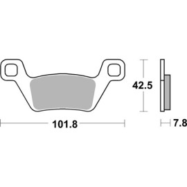 SET PASTIGLIE FRENO SBS 945RSI