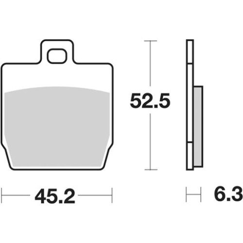 SET PASTIGLIE FRENO SBS 145CT