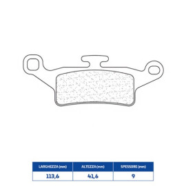 SET PASTIGLIE FRENO CL BRAKES 3098MSC