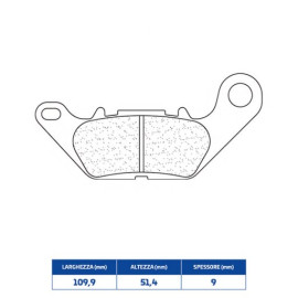 SET PASTIGLIE FRENO CL BRAKES 1224S4