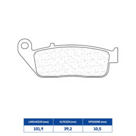 SET PASTIGLIE FRENO CL BRAKES 3097MSC
