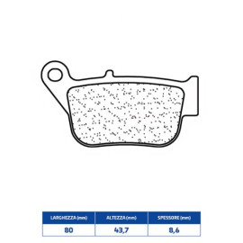 SET PASTIGLIE FRENO CL BRAKES 3112MSC