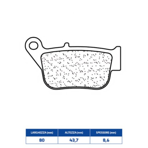 SET PASTIGLIE FRENO CL BRAKES 3112MSC