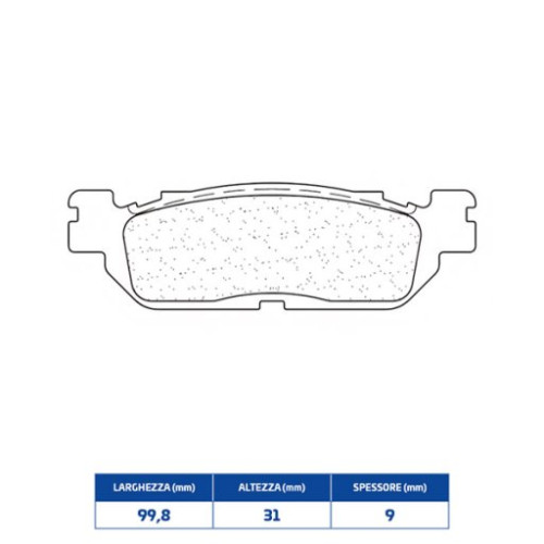 SET PASTIGLIE FRENO CL BRAKES 3095MSC