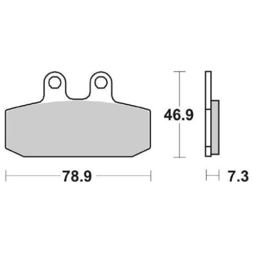 SET PASTIGLIE FRENO SBS 108CT