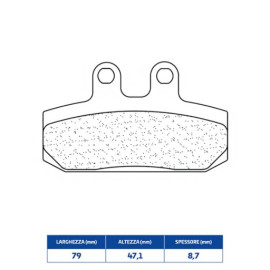 SET PASTIGLIE FRENO CL BRAKES 3021MSC
