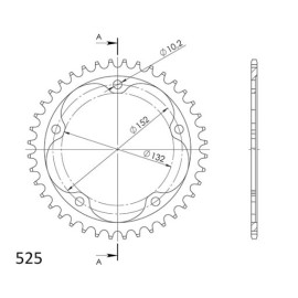 CORONA IN ACCIAIO P525 - Z39 (DIS.00039)