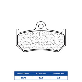 SET PASTIGLIE FRENO CL BRAKES 1203RX3