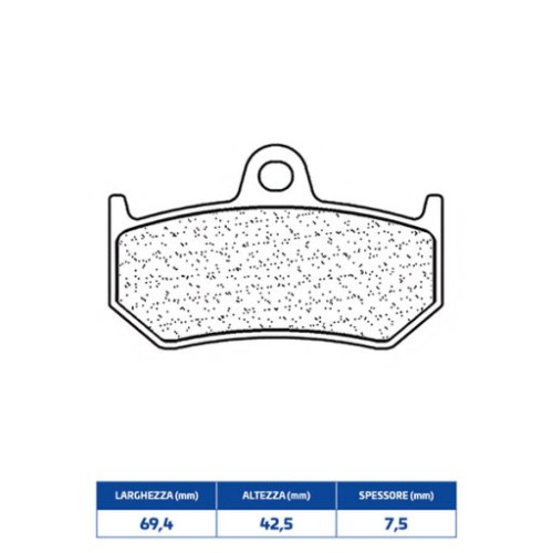 SET PASTIGLIE FRENO CL BRAKES 1203RX3