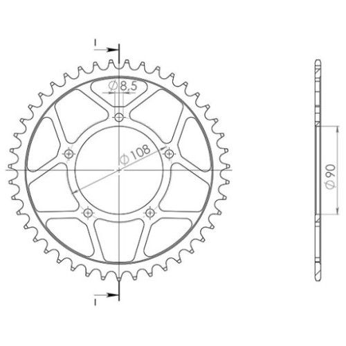 CORONA IN ACCIAIO P520 - Z39 (DIS.35303)