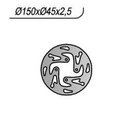 DISCO FRENO NG 1245