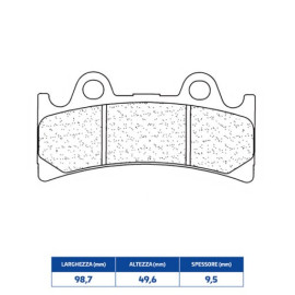 SET PASTIGLIE FRENO CL BRAKES 2254XBK5