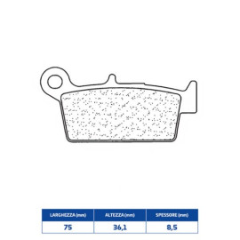 SET PASTIGLIE FRENO CL BRAKES 3006MSC