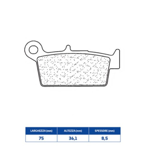 SET PASTIGLIE FRENO CL BRAKES 3006MSC